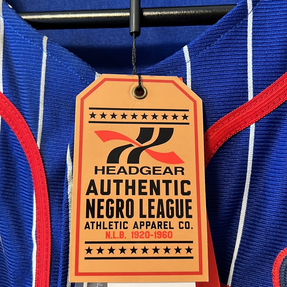 Headgear Rare Negro League Baseball Classics Nostalgic Jersey #24 Detroit Stars! - Picture 10 of 13